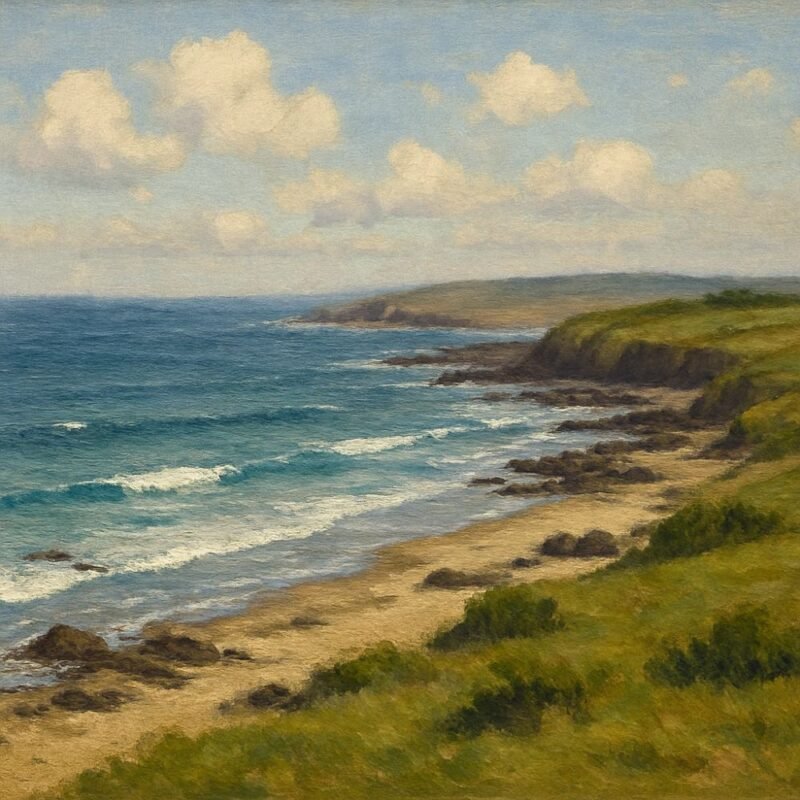 Atlantic coastline landscape
