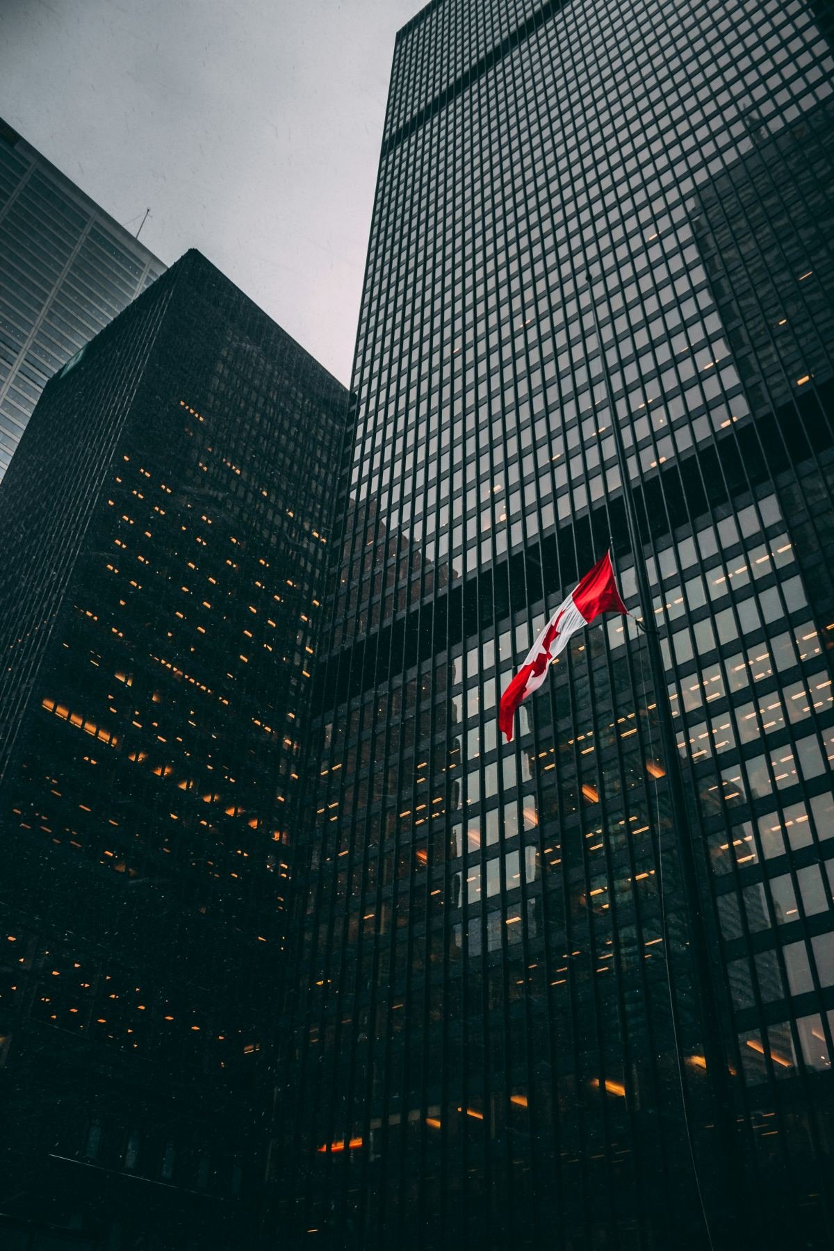 Bank statement and Canadian currency