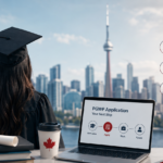 International graduate in Canada preparing a PGWP application with a 180-day deadline, maintained status, and work authorization timeline.