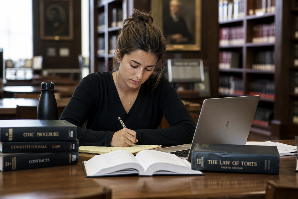 Law student studying to become an immigration lawyer in Canada