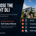 Guide to verifying a Designated Learning Institution's DLI status and tuition refund policy before paying for a Canadian study program