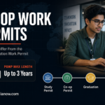 Comparison of co-op work permits required during mandatory placements and the post-graduation work permit valid for up to three years