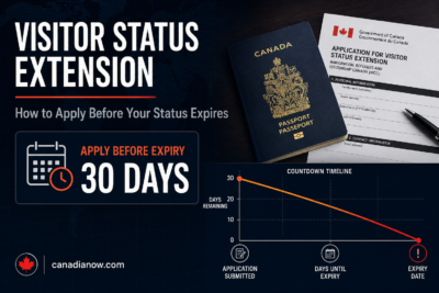 Extending visitor status in Canada by applying at least 30 days before the authorized stay expires