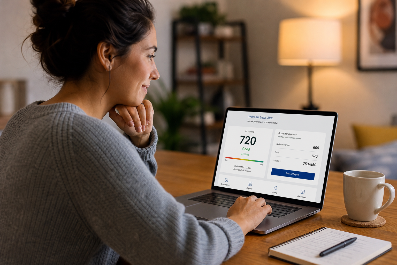 Prospective immigrant reviewing a strong CRS score benchmark for Express Entry in 2026