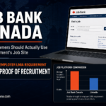 Job Bank Canada guide for newcomers showing how employer LMIA recruitment requirements connect to the government's official job search platform