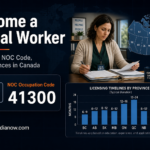Canadianow - Latest News, Immigration Updates, Jobs &Amp; Lifestyle In Canada! 8 How to become a licensed social worker in Canada infographic showing NOC code 41300