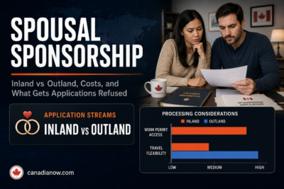 Canada spousal sponsorship 2026 guide comparing inland and outland application streams and common reasons applications get refused