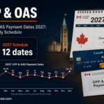 Canadian CPP and OAS payment dates for 2027, showing the full monthly schedule and benefit timing.