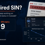 A Canadian worker can usually keep working under maintained status even if their SIN expires while a work permit extension is processing, and the SIN must be updated after the new permit arrives.