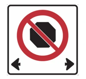 Ontario road sign for this G1 practice question