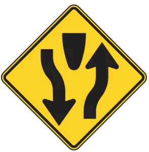 Ontario road sign for this G1 practice question