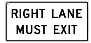 Ontario road sign for this G1 practice question