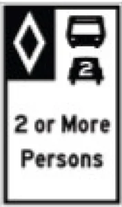 Ontario road sign for this G1 practice question